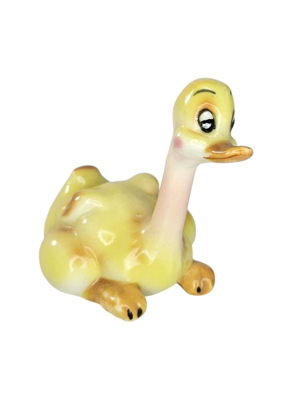 Josef Originals Ostrich Baby Chick Figurine Anthropomorphic Bird Straight Neck
